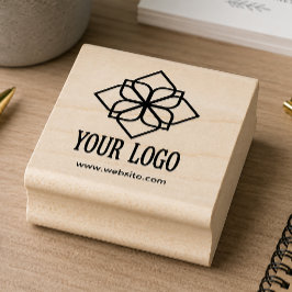 Aangepaste merknaam bedrijfslogo rubberstempel