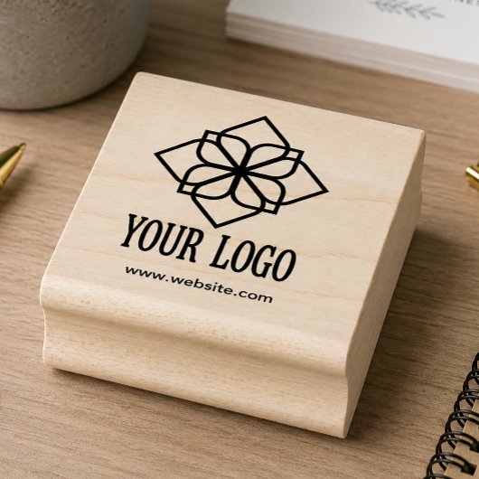 Aangepaste merknaam bedrijfslogo rubberstempel