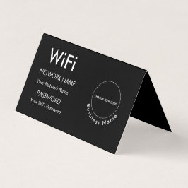Aangepaste merknaam Bedrijfsnaam Wifi Details & Lo Kaart