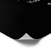 Aangepaste merknaam Bedrijfsnaam Wifi Details & Lo Poster (Hoek)