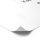 Aangepaste merknaam Bedrijfsnaam Wifi-details & lo Poster (Hoek)