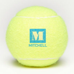 Aangepaste merknaam Initiaal voor elegant, helder  Tennisballen