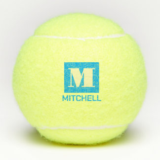 Aangepaste merknaam Initiaal voor elegant, helder  Tennisballen