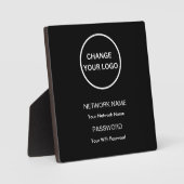 Aangepaste merknaam wifi netwerk en wachtwoord zwa fotoplaat (Voorkant)