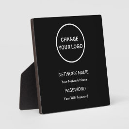 Aangepaste merknaam wifi netwerk en wachtwoord zwa fotoplaat