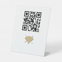 Aangepaste merknaam WiFi Network QR Code Modern