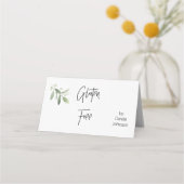 Aangepaste merktekens voor Gluten Free Label Tent Plaatskaartje (Voorkant)