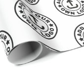 Aangepaste merkverpakking voor Logo Cadeaupapier (Rol Hoek)