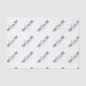 Aangepaste merkverpakking voor Logo Tissuepapier (Voorkant)