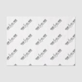 Aangepaste merkverpakking voor Logo Tissuepapier (Voorkant)