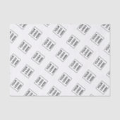 Aangepaste merkverpakking voor Logo Tissuepapier (Voorkant)