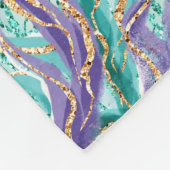 Aangepaste mermaid-banket fleece deken (Hoek)