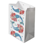 Aangepaste Mermaid Medium Gift Bag Medium Cadeauzakje (Achterkant Gekanteld)