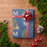 Aangepaste Merry Christmas Monogram Tiger & Tree B Cadeaupapier<br><div class="desc">Een gepersonaliseerd "Merry Christmas" monogram ontwerp met een kersttijger en kerstboom. Een ideaal feestelijk ontwerp op maat voor het vakantieseizoen. Pas het monogram aan en maak het uw eigen!</div>