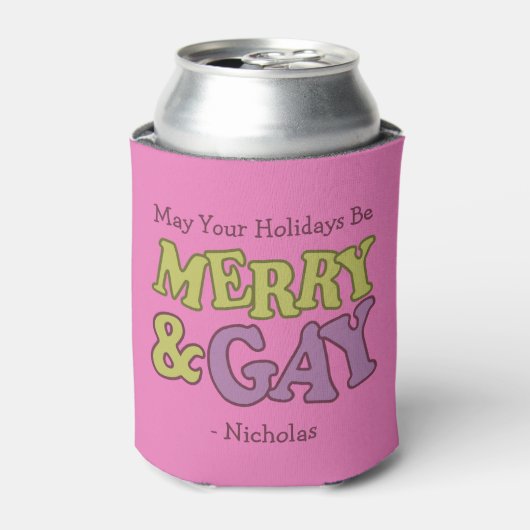 Aangepaste Merry & Gay-koelbox Blikjeskoeler (Blikje Voorkant)