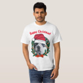 Aangepaste Merry Xmas. T-shirt (Voorkant volledig)
