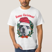 Aangepaste Merry Xmas. T-shirt (Voorkant)