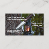 Aangepaste messen en messen visitekaartje (Voorkant)