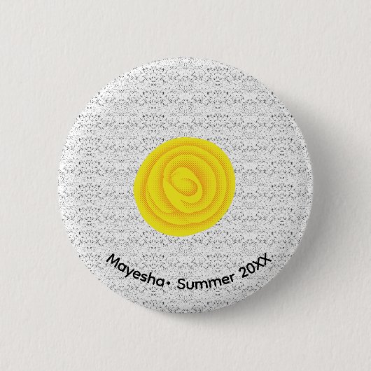 Aangepaste messing Buttonnen | Hover & Bootstrap S Ronde Button 5,7 Cm (Voorkant)