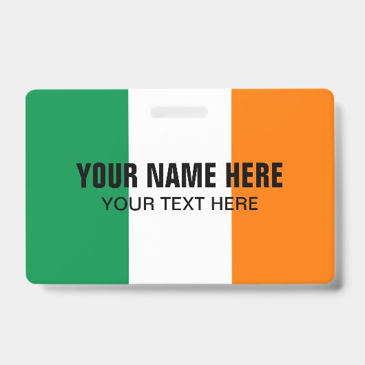 Aangepaste metalen clipbadge met logo onder Ierse  Badge (Voorzijde)