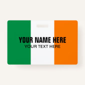 Aangepaste metalen clipbadge met logo onder Ierse  Badge (Voorkant)