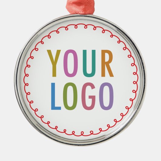 Aangepaste metalen kerst ornament met zakelijke Lo (Voorkant)