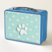 Aangepaste metalen lunchbox met foto (Achterkant)