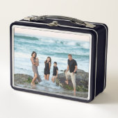 Aangepaste metalen lunchbox met gepersonaliseerde (Voorkant)