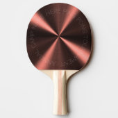 Aangepaste metalen radiale look - koper tafeltennisbatje (Achterkant)