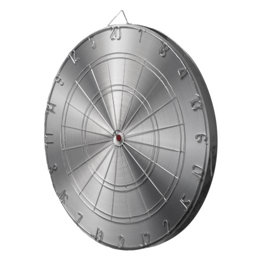 Aangepaste metalen radiale textuur dartbord (Voorkant Rechts)