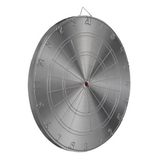 Aangepaste metalen radiale textuur dartbord (Voorkant Links)