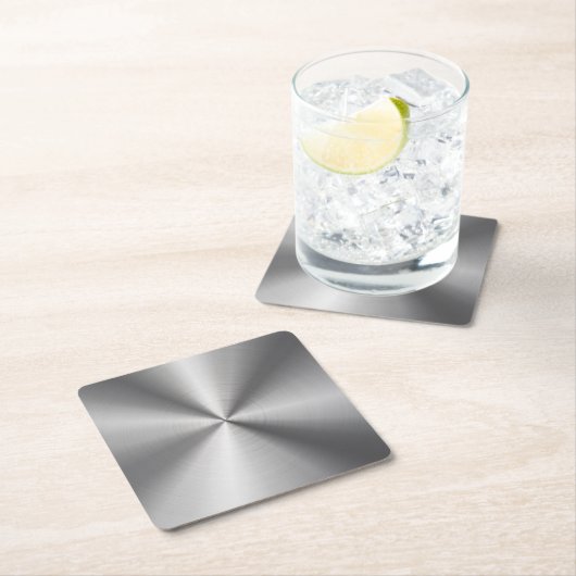 Aangepaste metalen radiale textuur kartonnen onderzetters (Insitu)