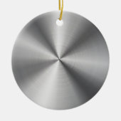 Aangepaste metalen radiale textuur keramisch ornament (Voorkant)