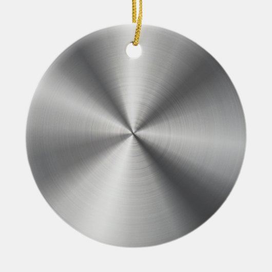 Aangepaste metalen radiale textuur keramisch ornament (Voorkant)