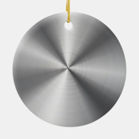 Aangepaste metalen radiale textuur keramisch ornament (Achterkant)