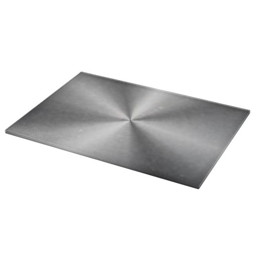 Aangepaste metalen radiale textuur snijplank (Hoek)