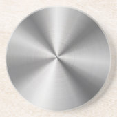 Aangepaste metalen radiale textuur zandsteen onderzetter (Voorkant)