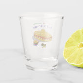 Aangepaste Mexicaanse Fiesta Bachelorette-feest Shot Glas (Achterkant)