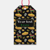 Aangepaste Mexicaanse Fiesta & Día de Muertos Cadeaulabel (Voorkant)