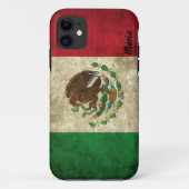 Aangepaste Mexicaanse vlag iPhone Case (Achterkant)