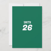 Aangepaste Mexicaanse voetbalshirt verjaardagsuitn Kaart (Achterkant)