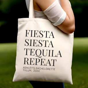 Aangepaste Mexico bruiloft Welkom Fiesta Favoriete Tote Bag