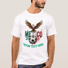 Aangepaste Mexico Nationaal Voetbalelftal Fan T-shirt