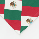 Aangepaste MEXICO-VLAG Fleece Deken (Hoek)