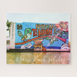Aangepaste MIAMI aanpassen aan  Art Deco Legpuzzel