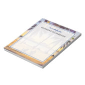 Aangepaste Miami Beach Florida Waterverf Art Notitieblok (Linkerzijde)