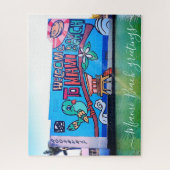 Aangepaste MIAMI-SOUTH BEACH Art Home Deco persona Legpuzzel (Verticaal)