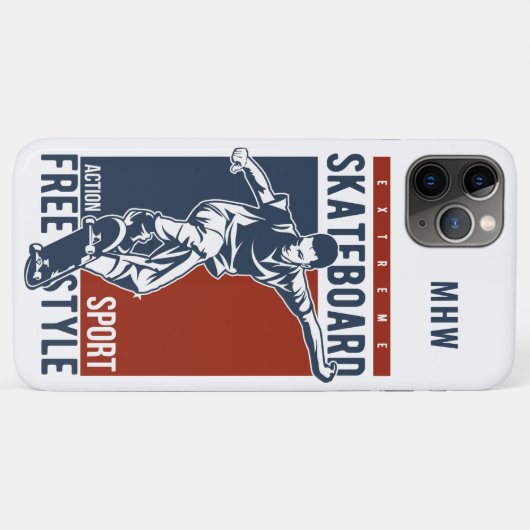 Aangepaste microgram Skateboaringtelefoongevallen Case-Mate iPhone Case (Achterkant (horizontaal))