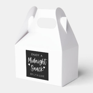 Aangepaste Middennacht Snack Bedankdoosjes