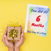 Aangepaste mijlpaal - Je hebt het een dag tegelijk Feestdagenkaart